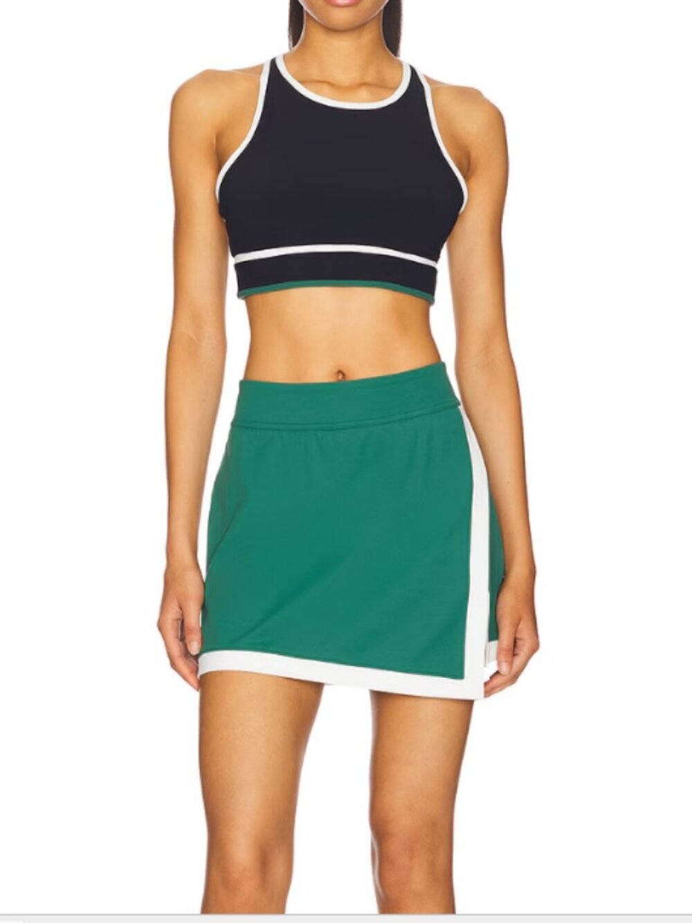 Splits59 Monah Rigor Green / White Skort Large